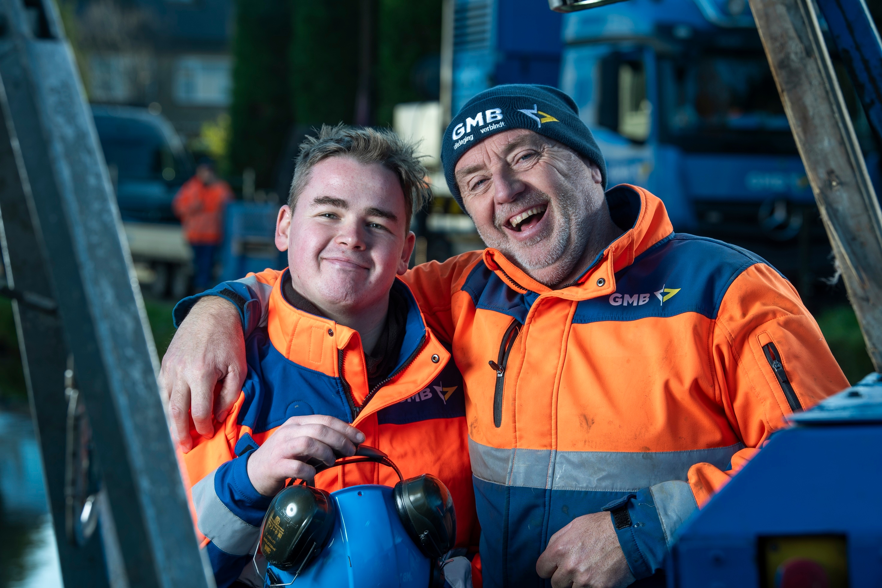 Vaklieden, operators en machinisten